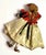 Vintage Handcrafted Roldan Klumpe Spanish Folk Pair of Dolls For Sale In Philadelphia - Image 6 of 12