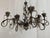 Florentine Art Brown and Gold Handmade Brushed Metal 10 Light Wrought Iron Chandelier from Simoeng, Italy For Sale - Image 13 of 14