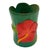 Mid 20th Century Hawaiian Hand Carved Napkins Rings W/ Hand Painted Floral, Set of 6 For Sale - Image 9 of 12