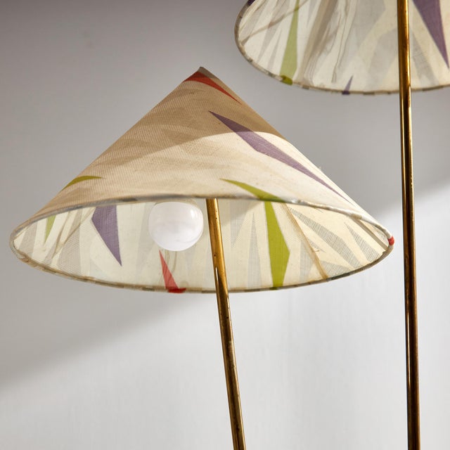 Brass Floor Lamp by Rupert Nikoll, 1950s For Sale - Image 3 of 18