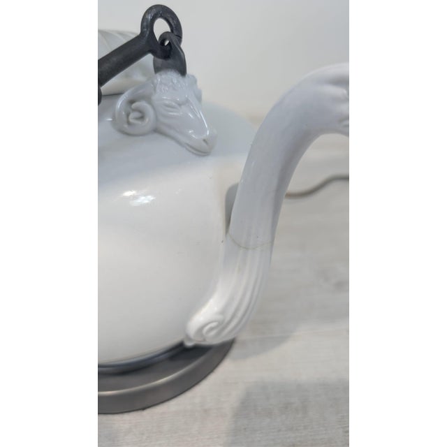 Porcelain Lamp by Gio Panti for Richard Ginori, 1980s For Sale - Image 11 of 18