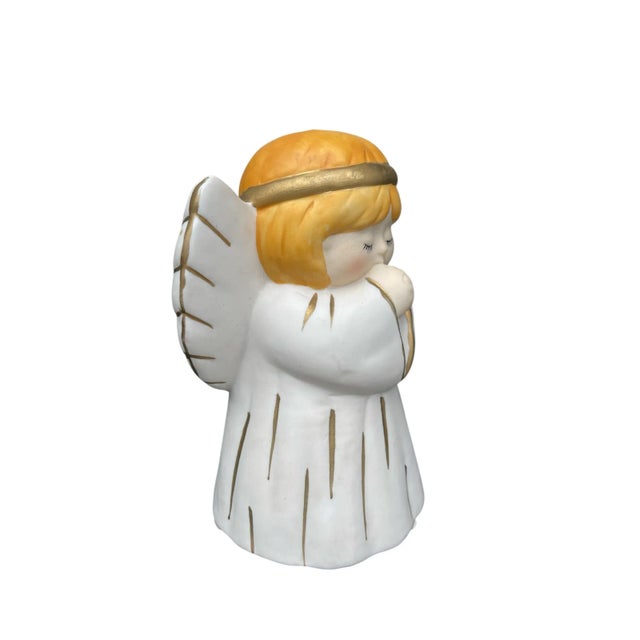 Mid-Century Modern Vintage Christmas Angel Music Box - “Hark the Herald Angels Sing” For Sale - Image 3 of 5