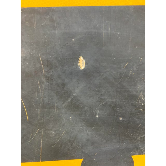 Vintage Reflective Truck Road Sign For Sale - Image 10 of 12