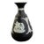 Vintage MCM Wedgwood Jasperware Black/White Bud Vase For Sale