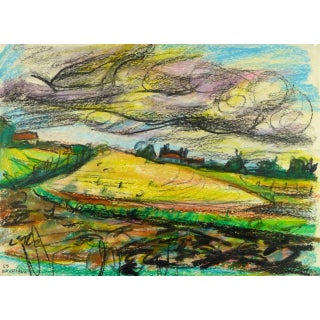 Odette Bruriaux, Abstract Landscape For Sale