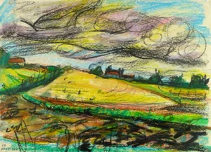 Odette Bruriaux, Abstract Landscape