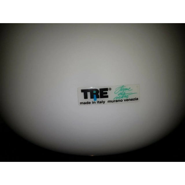 Vintage Murano Glass Table Lamp from Tre, 1980s For Sale - Image 9 of 10