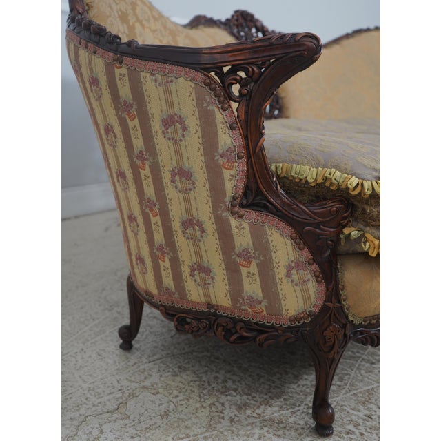 Ej Victor Carol Bolton Victorian Style Sofa For Sale In Philadelphia - Image 6 of 18