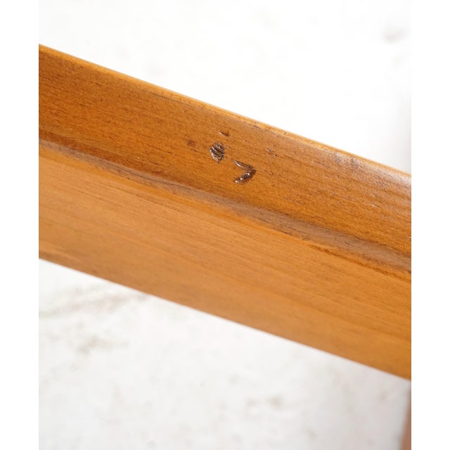 Vintage Wooden Refectory Trestle Table For Sale - Image 6 of 12