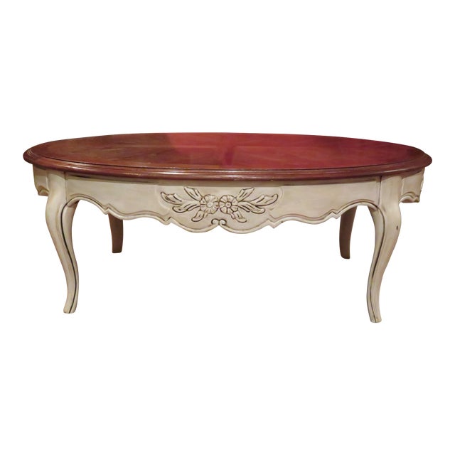 Thomasville Painted French Provincial Coffee Table Antique White Chairish