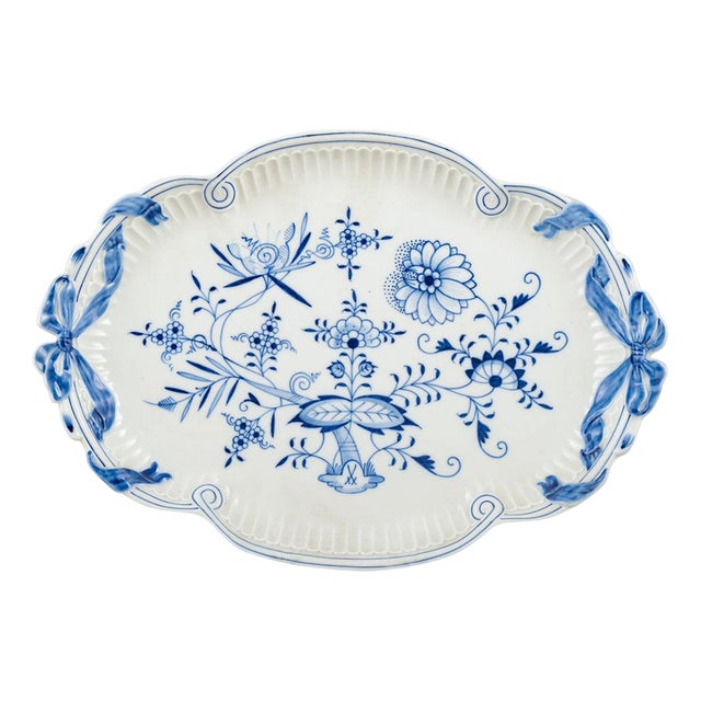 Large Platter in Porcelain from Meissen For Sale