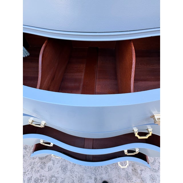 Wood Vintage Tall Chest on Chest White Furniture Co. Chest of Drawers For Sale - Image 7 of 12