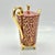 Ceramic Vintage Ruby Red Porcelain Coffee Service with Gilt Romantic Fragonard Scene from Limoges, 1970s, Set of 13 For Sale - Image 7 of 18