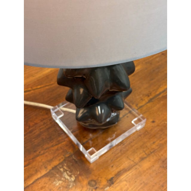 Modern Organic Meteoric Lamps, Pair For Sale In San Francisco - Image 6 of 12