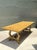 Vintage Wood Lyre Farmhouse Style Table For Sale - Image 16 of 18