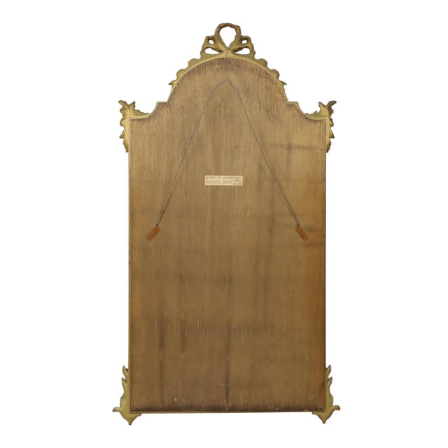 Baroque Style Gold Leaf Mirror from Deknudt, 1970s For Sale - Image 6 of 18