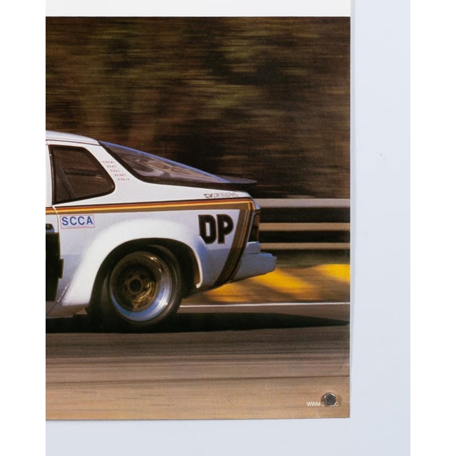 1980s Original Porsche Poster by Werbeagentur Strenger For Sale - Image 5 of 9