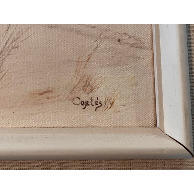Rustic European Jean-Claude Cortés “Traîneau De Foin” Original Oil on Canvas, 1986 – Signed With Certificate For Sale - Image 3 of 8