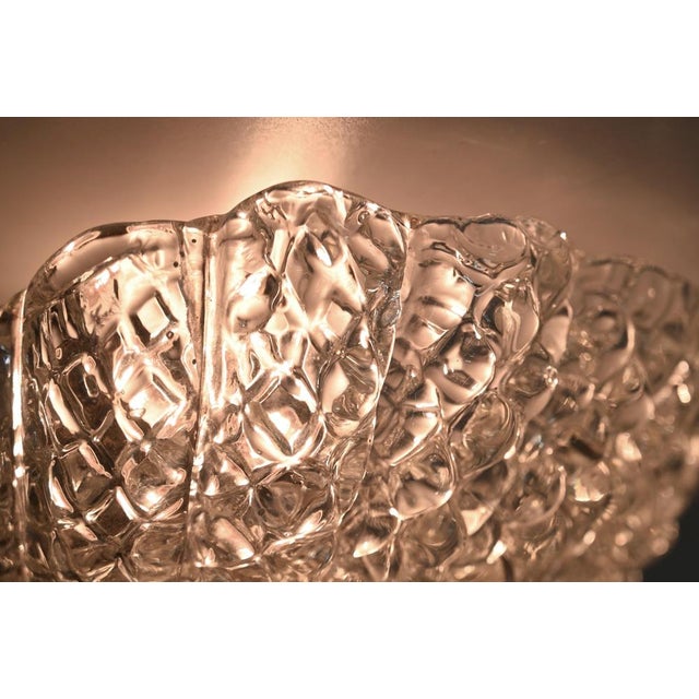 Large Leaf Sconce in Murano Glass and Brass, 1950s For Sale - Image 10 of 12