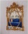 French Provincial Ornate Venetian-Style Gold Wood Mirror With Cherubs & Floral Carvings, 52.4" H For Sale - Image 3 of 3