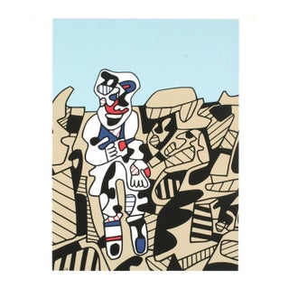1974 Jean Dubuffet 'Inspection of the Territory' Modernism Multicolor,Brown USA Serigraph For Sale