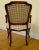 French Provincial 1960s Parlor Chair With Caned Back For Sale - Image 3 of 7
