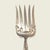 Late 19th Century Antique .925 Whiting Roses & Scrolls Sterling Silver Cold Meat Serving Fork For Sale - Image 5 of 7