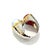 Not Yet Made - Made To Order Bochic “Orient” Red Ruby & White South Pearl Ring Set 18K White Gold & Silver, Size 7 For Sale - Image 5 of 11