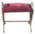 Art Deco Cast Iron Harlequin Figure Vanity Window Bench c.1920s For Sale