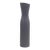 Asymmetrical Charcoal Gray Contemporary Ceramic Short Vase For Sale