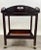 English Style Bombay Company Butler's Tray Table Cherry Wood Drop Leaf Serving For Sale - Image 13 of 17