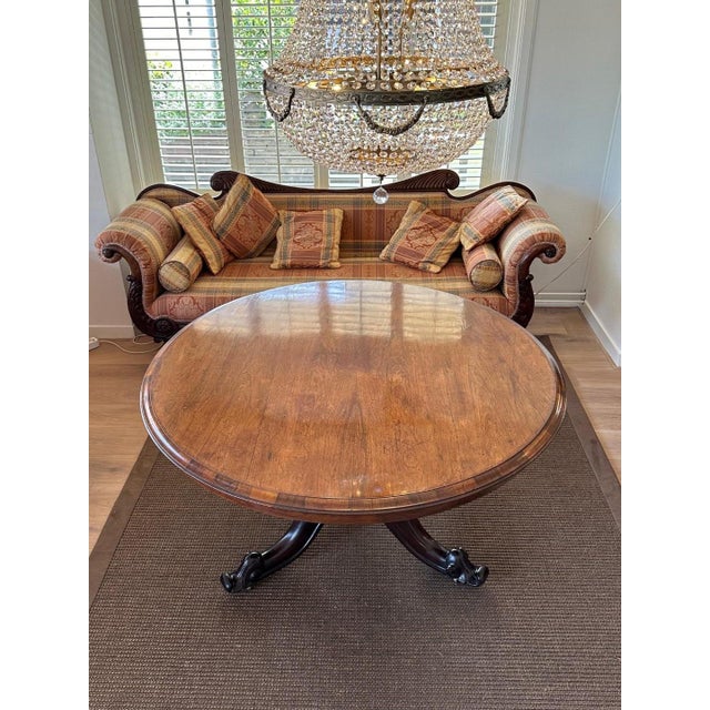 Antique Rosewood Dining Table For Sale - Image 11 of 11