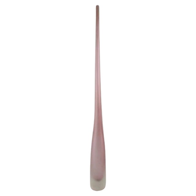 Colossal Murano Pink Vase For Sale