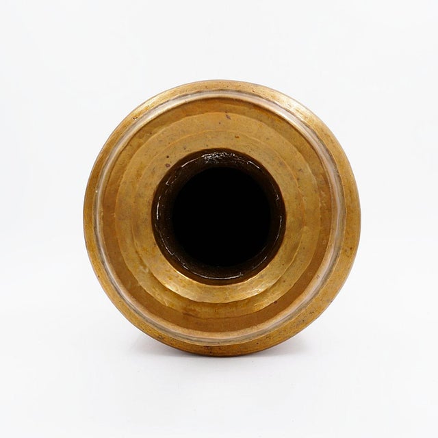 Hammered Copper Pital Ghalcha Vase, 20th Century For Sale - Image 13 of 14