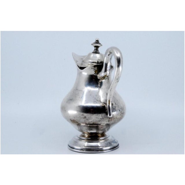 Silver Milk Jug with Simple Handle For Sale - Image 6 of 8