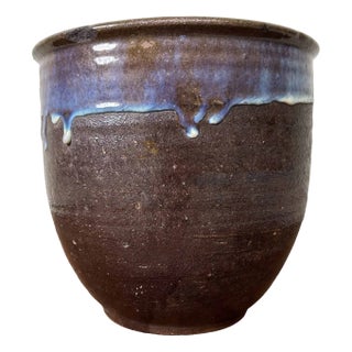 Vintage Shigaraki Earthenware Plant Stand, 1970s For Sale