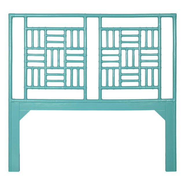 Finn Headboard Queen - Turquoise For Sale