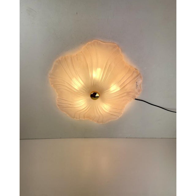 Flower Ceiling Lamp from Murano Due, 1980s For Sale - Image 12 of 18