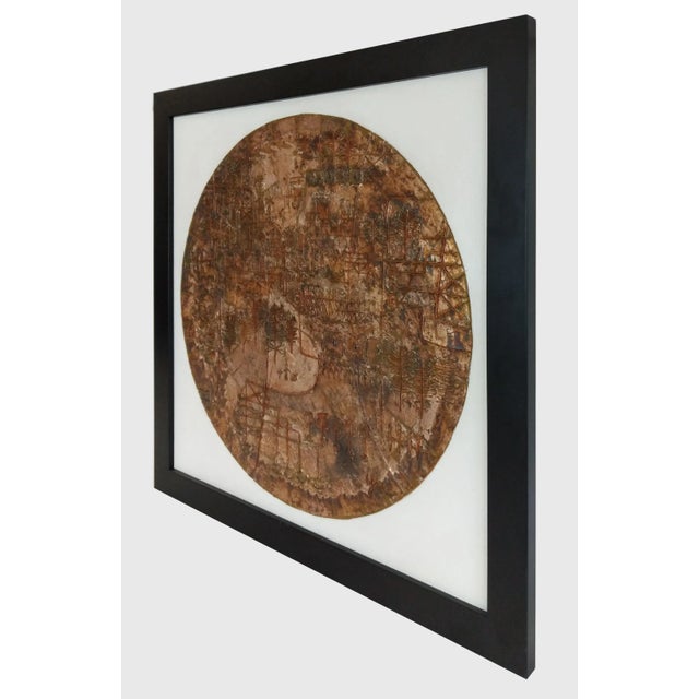 Mid-Century Modern Heshi Yu Abstract Cityscape Modernist Artwork Canvas Signed For Sale - Image 3 of 12