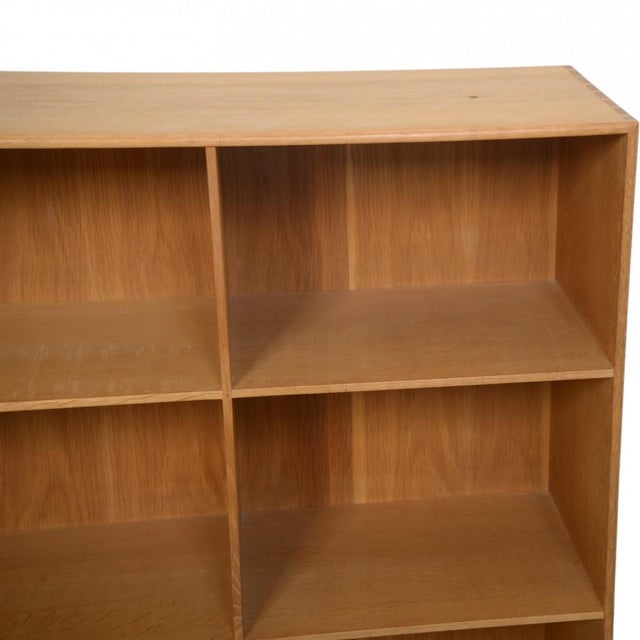 Vintage Bookcase in Oak by Mogens Koch, 1980s For Sale - Image 4 of 11