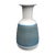 Blue Ceramic Vase by Franco Bucci for Laboratorio Pesaro, 1970s For Sale