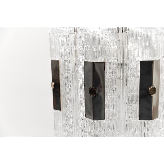 Crystal Glass Pendant Light from Kaiser Leuchten, Germany, 1960s For Sale - Image 12 of 13