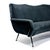 Mid-Century Italian Curved Velvet Sofa, 1950s For Sale - Image 10 of 14