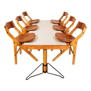 Dining Room Game by Marc Helds for Ibm, Bessière, France, 1983, Set of 7 For Sale