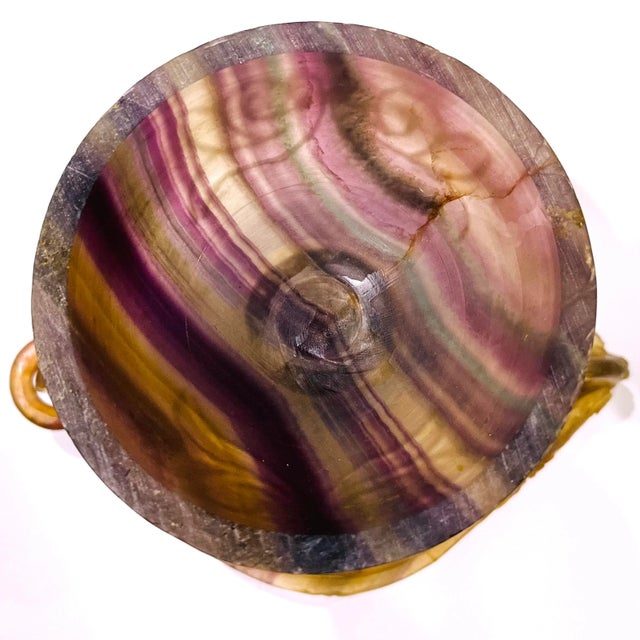 Antique Qing Dynasty Chinese Hand-Carved Amethyst Censer For Sale - Image 12 of 12