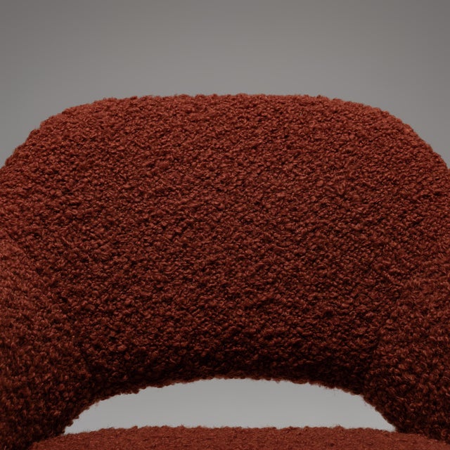Model 71 Dining Chair in Pierre Frey Alpaca and Mohair Bouclé by Eero Saarinen for Knoll, 1960s For Sale - Image 13 of 14