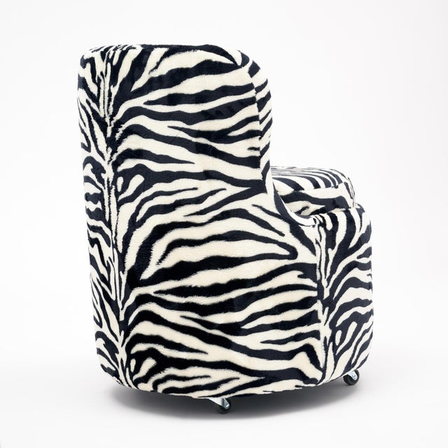 Textile French Modern Vanity Chair For Sale - Image 7 of 9