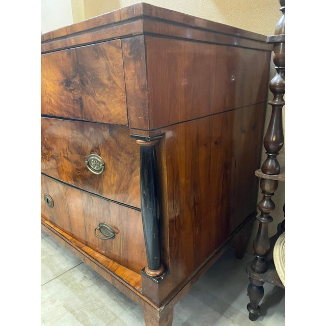Empire Chest of Drawers in Walnut For Sale - Image 9 of 18