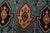 2000 - 2009 Heriz Rug 5’11” X 8’11” Blue Wool Vintage Tribal Hand-Knotted Oriental Carpet For Sale - Image 5 of 14