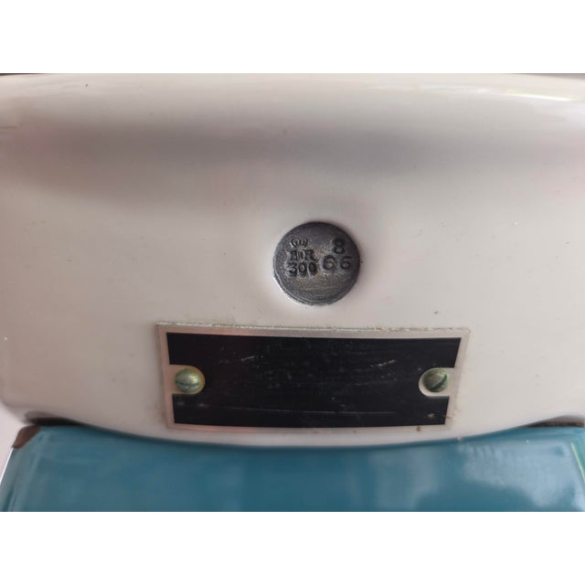 1960s Avery Coin-Operated Weighing Scale, Mid-Century Modern, Made in England, Works With Us Pennies For Sale - Image 9 of 11